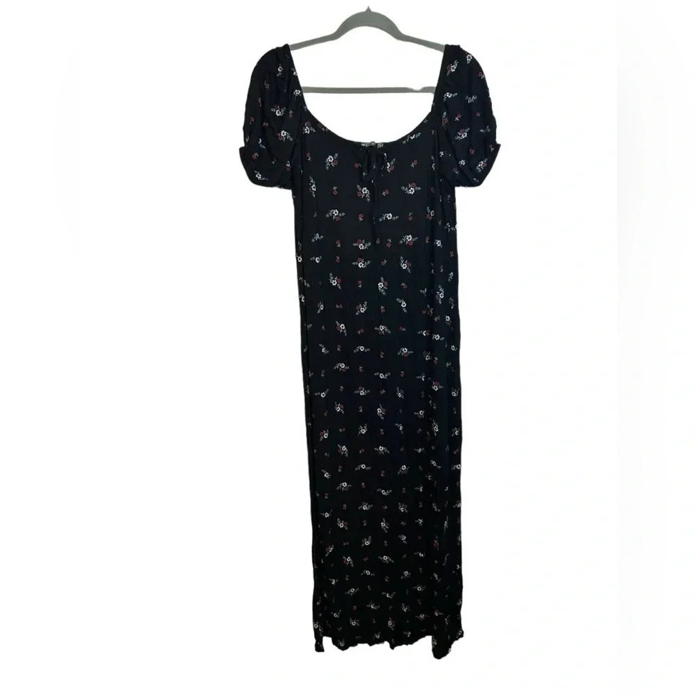 Nasty Gal Jersey Knit Floral Maxi Dress